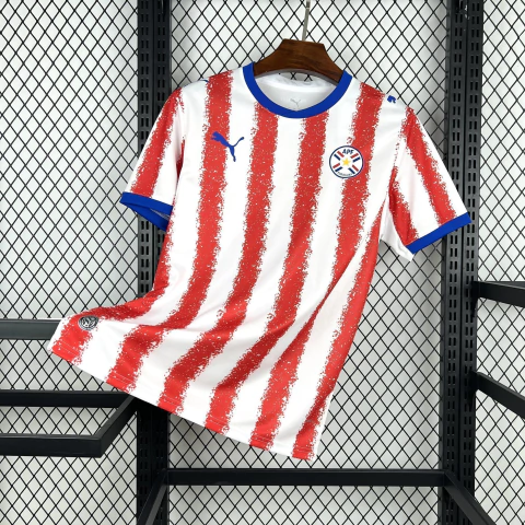 Camisa Paraguai I Copa Do Mundo 2026 Torcedor Pro Masculino