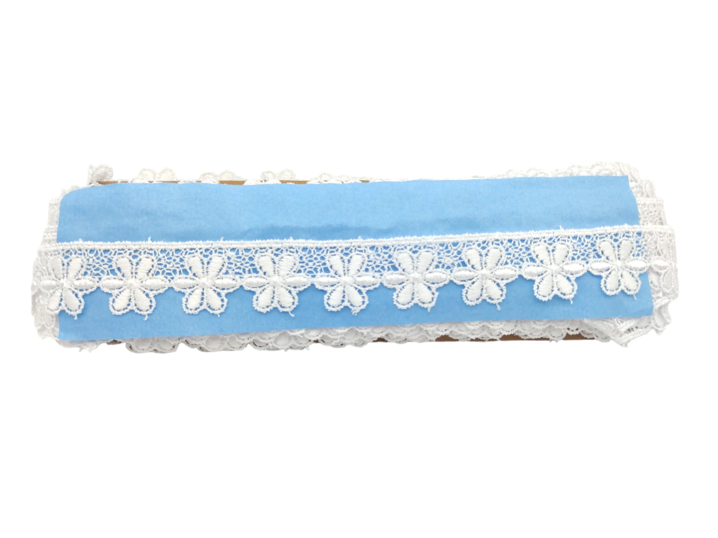 Renda Guipir Yl13 - Larg: 2,70cm - Branco - 13,70 Mts