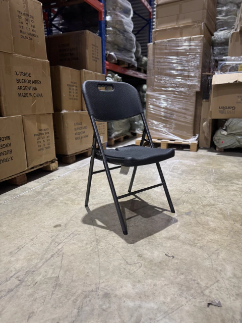 Silla Plegable Negra - comprar online