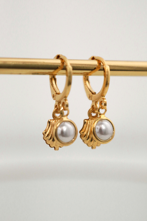 Argola Concha- Dourada - comprar online