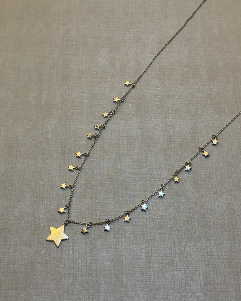Colar Plaquinhas Star