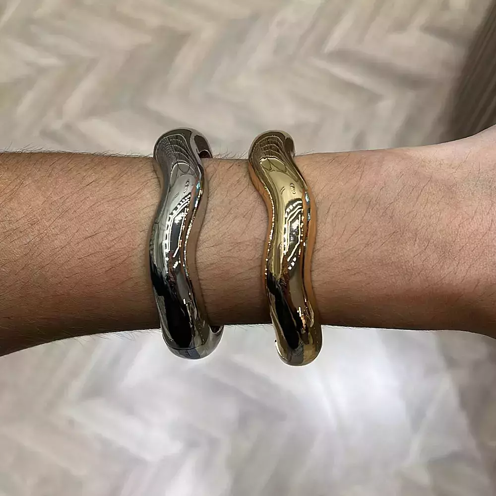 Maxi Bracelete Ondulado
