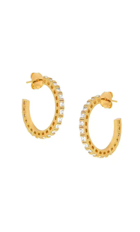 argola com zircônias