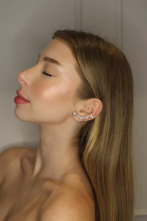 ear cuff zircônias