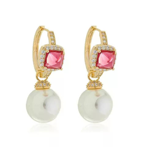 brinco com pérola shell - comprar online