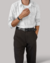 Camisa branca listrada em risca de giz (P) - comprar online