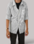 Camisa branca listrada (P) - AART | Brechó Online 