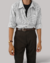 Camisa branca listrada (P)