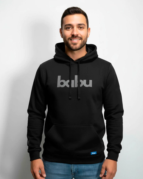 Moletom Canguru com Capuz Preto Masculino Unbreak - comprar online