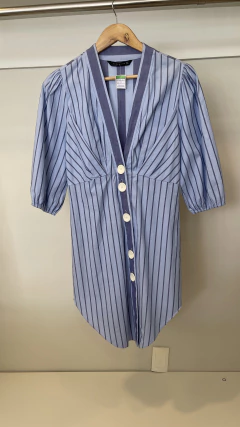 Vestido listrado Zara (Tam P)