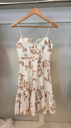 Vestido curto branco Joiola (Tam PP)