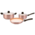 Batería De Cocina Hudson Cobre Aluminio Antiadherente 5 Piezas