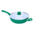 Sarten Wok Carol Nº26 Antiadherente Ceramica Tapa De Vidrio COLOR VERDE