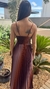 Vestido Marrom Tie Dye na internet