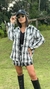 Camisa Tweed Xadrez Branca