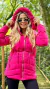 Casaco Nylon Pink - Loja Online de Roupas | Maria Vai Com a Moda