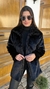 Casaco Alice - Pelo Baixo Preto - Loja Online de Roupas | Maria Vai Com a Moda