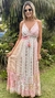 Vestido Boho Chic Atenas Rosa e Laranja - comprar online