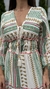 Vestido Boho Zahara Verde e Rosa na internet