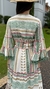 Vestido Boho Zahara Verde e Rosa - comprar online