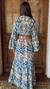 Imagem do Vestido Boho Chic Bohemian Azul e Caramelo