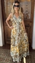Vestido Boho Chic Riviera Marrom e Azul - loja online