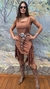 Vestido Western Franjas Caramelo - comprar online
