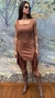 Vestido Western Franjas Caramelo na internet