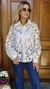 Camisa Renda Rosas Off White - Loja Online de Roupas | Maria Vai Com a Moda