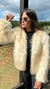 Casaco Maria- Pelo alto Bege - Loja Online de Roupas | Maria Vai Com a Moda