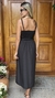 Vestido Midi Ariadne Preto - Loja Online de Roupas | Maria Vai Com a Moda