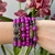 Mix de pulseiras Sabedoria Roxo