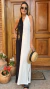 Vestido Bicolor Preto e Branco - comprar online