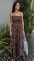 Vestido Mila Floral Marrom - comprar online