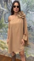 Vestido Flor Solaria Bege - comprar online