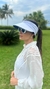 Viseira Turbante Preta e branca - comprar online