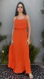 Imagem do Vestido Plissado Laranja Aperol