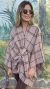 Poncho Raquel Bege - comprar online
