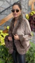 Casaco/ Poncho Lorena Caqui - Loja Online de Roupas | Maria Vai Com a Moda