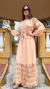 Vestido Bege Renda Raquel - loja online