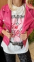 Jaqueta Couro Eco Pink