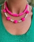 Mix de Colares Neon Pink