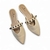 Mule Betina Creme Verniz - comprar online