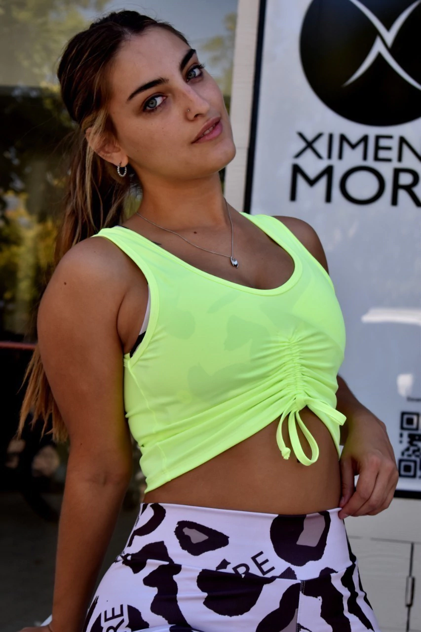 Musculosa Top Frunce Lima