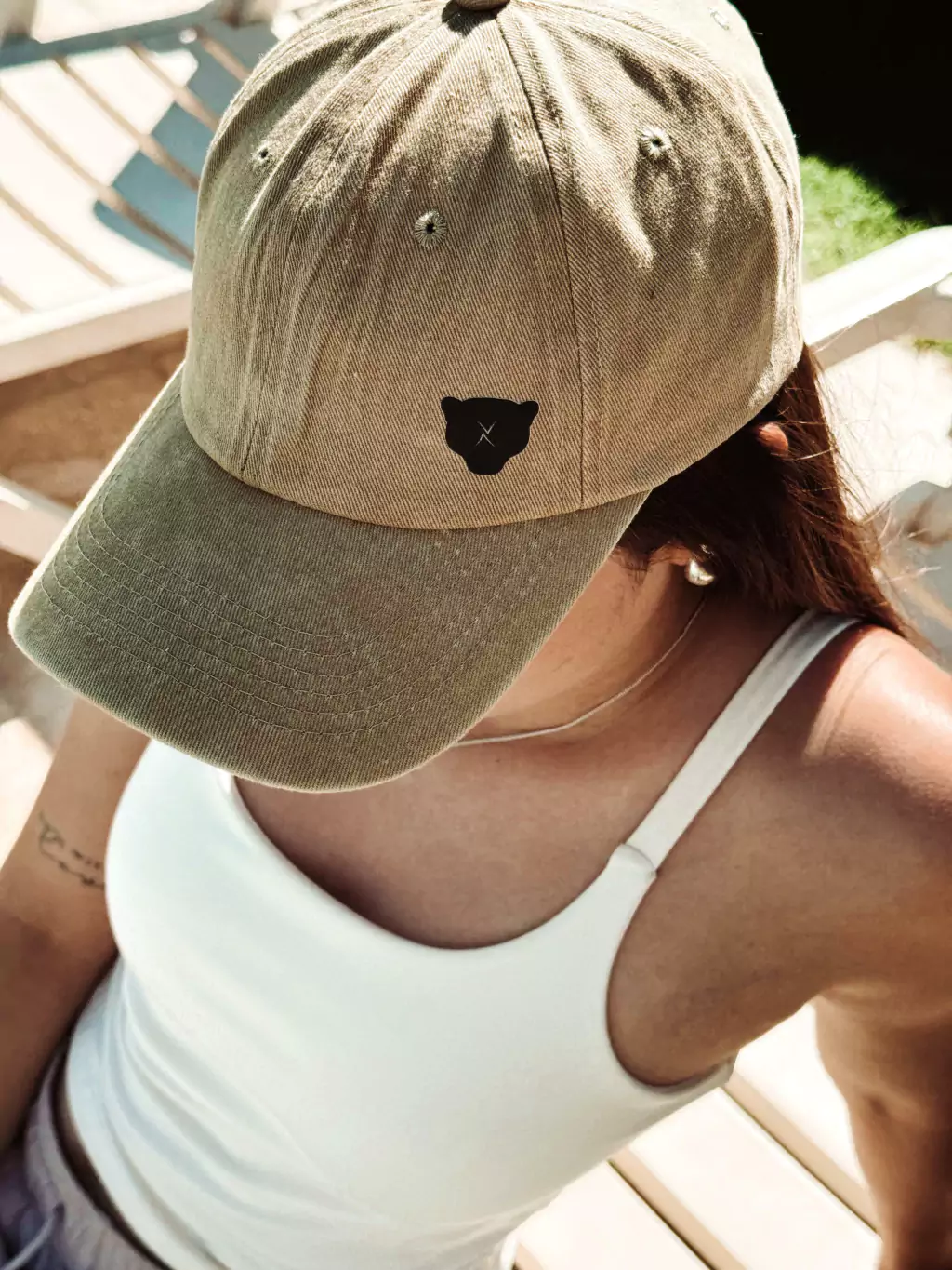 Gorra Denim lavado verde