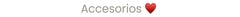 Banner de la categoría ACCESORIOS