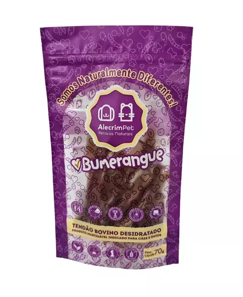 BUMERANGUE - TENDÃO BOVINO - ALECRIM PET - 70G