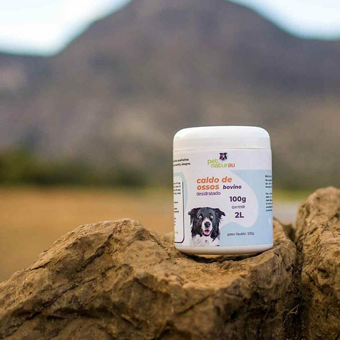 CALDO DE OSSOS DESIDRATADO PET NATURAU - BOVINO - 100G