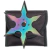 Estrela de arremesso Master Cutlery shuriken 6 pontas Rainbow