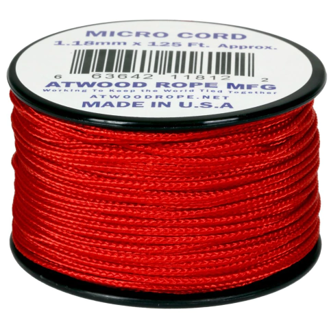 Microcord Atwood 100lb (37,5m) Vermelho